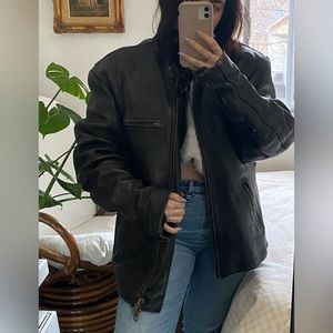 Vintage leather jacket